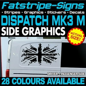 para adaptarse a CITROEN DISPATCH MK3 M UNION JACK BANDERA UK GB GRÁFICOS PEGATINAS AUTOCARAVANA - Imagen 1 de 2