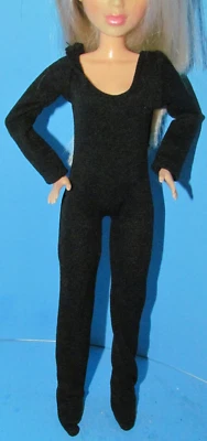 Винтажный Mego 1976 редкая Cher черный купальник цельный боди замена изделия L@@K - Изображение 1 из 4