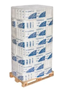 1 Palette Küchenrollen, 2-lagig, Zellstoff, 64 Blatt, 25,7x22,4cm, 768 Rollen - Bild 1 von 2