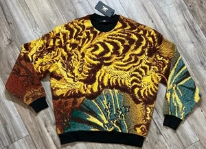 JORDAN CRAIG SILK ROAD CREWNECK SWEATER (GOLD DRAGON) - Picture 1 of 4