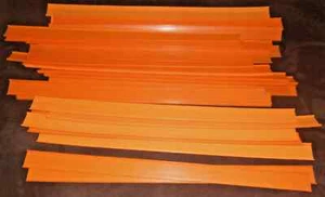 Vintage Hot Wheels Redline Era Orange Straight 24" Track 26 Pieces - Picture 1 of 1