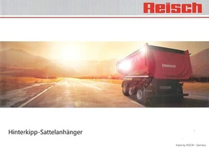 Truck Trailer Brochure - Reisch - Rear-Tipping Dump - c2019 GERMAN lang(T4506) - Picture 1 of 1