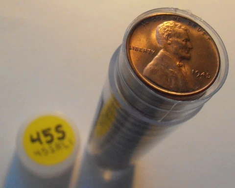 1945-S BU Lincoln Cent Roll (45SRL1) Cover