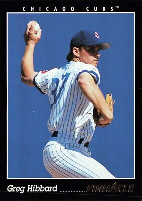 Greg Hibbard Pinnacle #527 1993 Pinnacle Chicago Cubs - Image 1 of 2