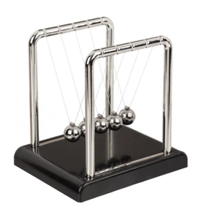 Mini Newton-Wiege Newtonpendel Kugelstoßpendel Kugelpendel Kugelspiel Newton NEU - Bild 1 von 1