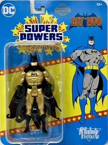Super Powers Batman (Gold Variant) 5" Figure DC Collectibles Mcfarlane New - Picture 1 of 2