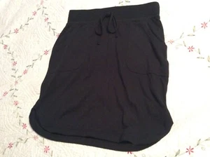 Sonoma Girls Size XS Skort Black With Drawstring Pockets Rayon - Picture 1 of 8
