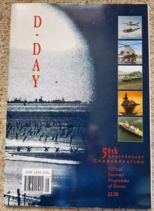 D-Day 50th Anniversary Commemoration Official Souvenir Programme of Events 1994 - Picture 1 of 5
