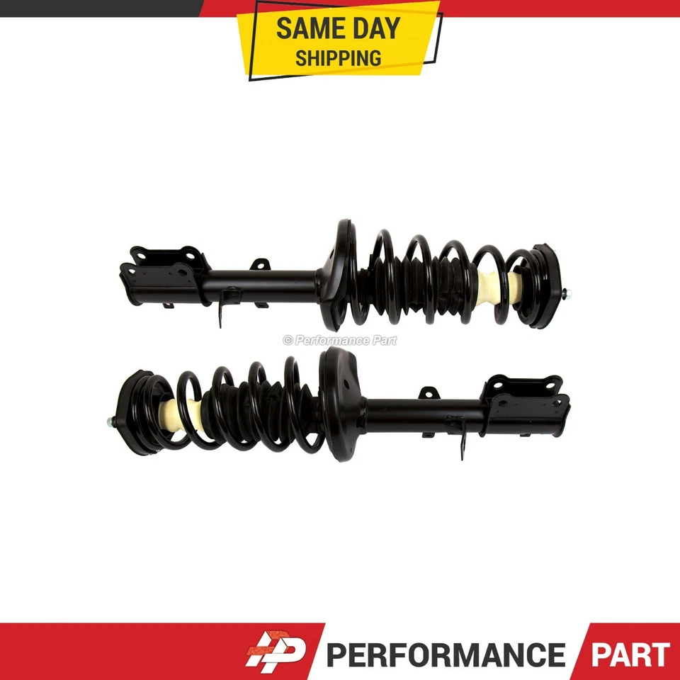 2 muelles helicoidales completos traseros para 93-02 Chevrolet Geo Toyota Corolla Foto 1 de 4