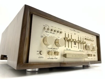 MARANTZ PM 8 Console Stereo Amplifier Vintage Wood BOX Refurbished WORK GoodLook - Imagen 1 de 4