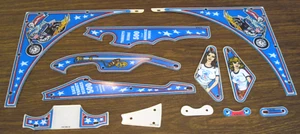 Juego de plástico pinball Evel Knievel - NUEVO - Imagen 1 de 1