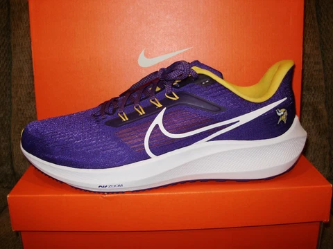 NFL Minnesota Vikings NIKE AIR ZOOM PEGASUS 39 Purple DR2053-500 Men Shoes 12.5M Cover