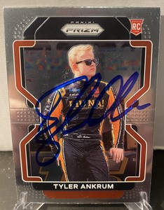 2022 Prizm NASCAR #13 Tyler Ankrum Signed Card Auto Autographed IP Hattori TA1P