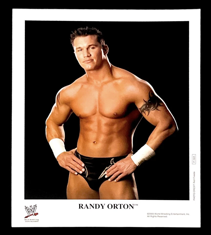 WWE РЭНДИ ОРТОН P-1025 ОФИЦИАЛЬНЫЙ ЛИЦЕНЗИРОВАННЫЙ 8 X 10 ОРИГИНАЛЬНАЯ ПРОМО ФОТОГРАФИЯ С 2005 - Изображение 1 из 1