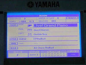 Original YAMAHA DGX520 DGX620 YPG625 psr s500 mm6 mm8 YPG635 LCD Screen Display - Picture 1 of 5