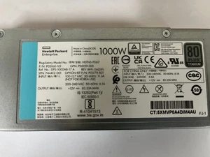 HP P44807-B21 DX 1000W FS TITA HT PLG FIO PS Nuevo a granel* - P03178-B21, P44412 - Imagen 1 de 2