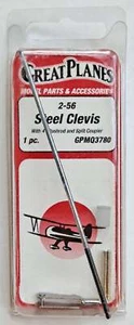 Great Planes 2-56 Steel Clevis (1 pc) GPMQ3780 - Picture 1 of 1