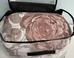 Modern Threads 2-Piece Fiona Comforter/Throw Pillow ONLY Queen Open floral GREAT - Picture 1 of 12