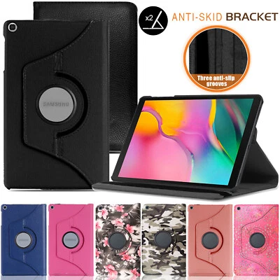 Leather 360 Smart Case For Samsung Tab T510 T590 T290 T220 Tablet Stand Cover - Image 1 of 4