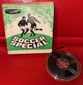 CINE FILM : Vintage SUPERCINE PRESENTS 8mm reel 1957 FA CUP FINAL MAN UTD ASTON - Imagen 1 de 2
