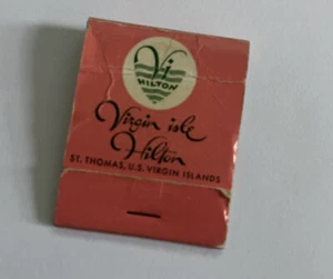 Caribe Hilton San Juan Puerto Rico Vintage Matchbook - Picture 1 of 2
