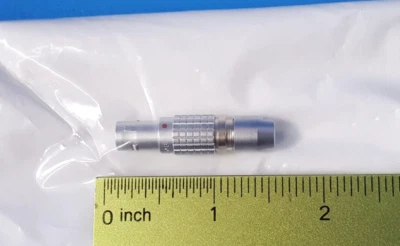 4 Position Circular Connector Plug, Male Pins, FGG.0B.304.CLAD52, LEMO, (1 pc) - Image 1 of 2