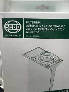 *SEBO Automatic X - Airbelt C - 370 - 470 Bags - Genuine - PN# 5093AM - Picture 1 of 12