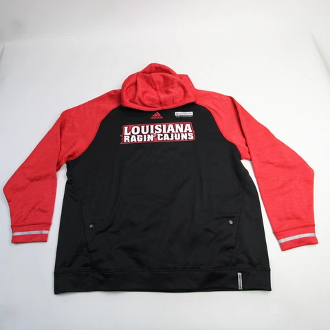 Louisiana Ragin' Cajuns adidas Climawarm Sweatshirt Men's Black/Red New Cover