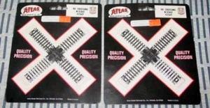 (2) Vintage N Gauge N Scale : ATLAS Railroad 90 CROSSING TRACKS #2569 (NEW) - Picture 1 of 2