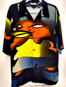 JORDAN CRAIG Short Sleeve Shirt, Multi Color, Notched Color, Front button, SZXL - Picture 1 of 7