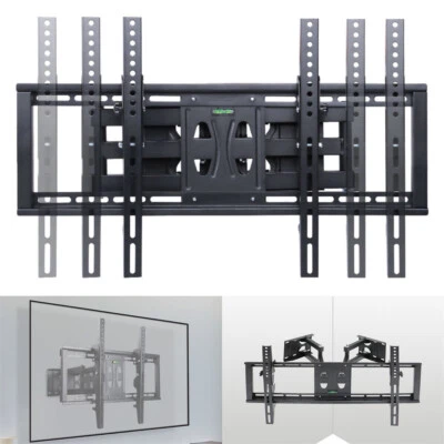 UNHO 32-65 Inch TV Bracket Corner Wall Mount LED LCD Plasma Dual-Arm Tilt Swivel - Image 1 of 4