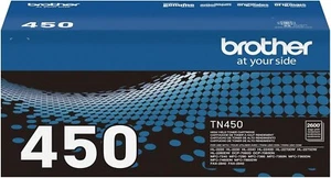 Brother Genuine High Yield Toner Cartridge, TN450,Page Yield Up To 2,600 Pages - Picture 1 of 7