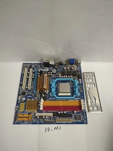 Gigabyte GA-MA78GM-S2H Motherboard Socket AM3/AM2+/AM2 DDR2 W/AMD 920 CPU - - Picture 1 of 4