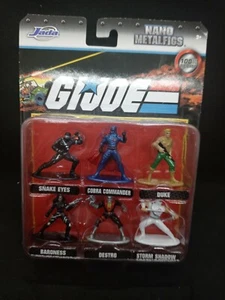 NUEVO JADA NANO METALFIGS GI JOE COBRA COMANDANTE OJOS DE SERPIENTE SOMBRA DE TORMENTA - Imagen 1 de 2