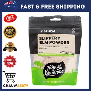 Honest to Goodness Slippery Elm Powder,100 Grams (NEW) | Free Shipping - Picture 1 of 4