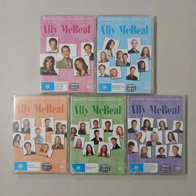 Ally McBeal Complete DVD Series Seasons 1-5 Brand New & Sealed Region 4 - image 1 of 4