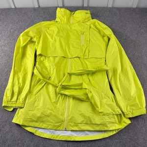 Sweaty Betty Jacke Damen großer gelber Gürtel wasserdicht Windbreaker Kapuze Regen - Bild 1 von 13