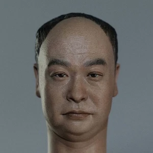 1/6 Chinese Army Leader Head Sculpt Model Fit 12'' Man Action Figure - Picture 1 of 1