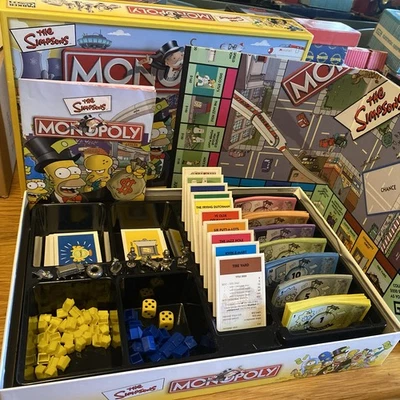 Monopoly The Simpsons Edition Board Game, Parker Complete - Image 1 of 4