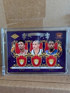 2009 Crown Royale Royalty Jennings Stephen Curry Evans #1 RC Rookie Warriors - Picture 1 of 5