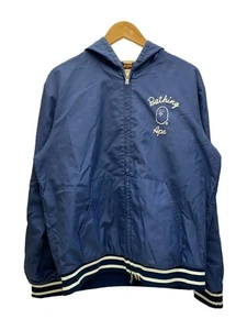 BAPE A Bathing Ape Nylon Jacket Navy Men's Size M Casual Outerwear #EH AIA - Picture 1 of 6