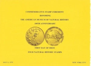 #1387 Ersttag Zeremonie Programm 6c Naturkunde Stempel - Bild 1 von 2