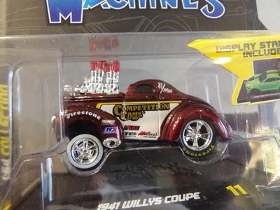 1941 WILLYS COUPE     2021 FUNLINE MERCHANDISE MUSCLE MACHINES    1:64 DIE-CAST - Image 1 of 3