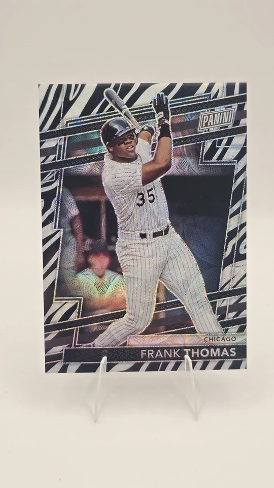 2024 Convención Nacional Panini VIP Gold Pack #56 Frank Thomas Zebra Ssp Foto 1 de 4