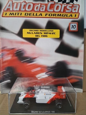 I Miti della Formula 1 sc 1/43 - Mc Laren Tag Turbo MP4/2C - 1986 + fascicolo - Immagine 1 di 4