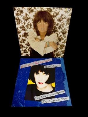 2 x Linda Ronstadt LP Vinyl Records - Don’t Cry Now & Cry Like A Rainstorm  - Image 1 of 4