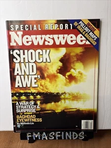 Y1 2003 SHOCK AND AWE BAGHDAD Special Report NEWSWEEK MAGAZINE NO LABEL - Bild 1 von 1