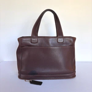 Bolso de Mano Coach De Colección Bleecker 9303 Cuero Grano Completo Caoba EE. UU. *Leer - Imagen 1 de 12