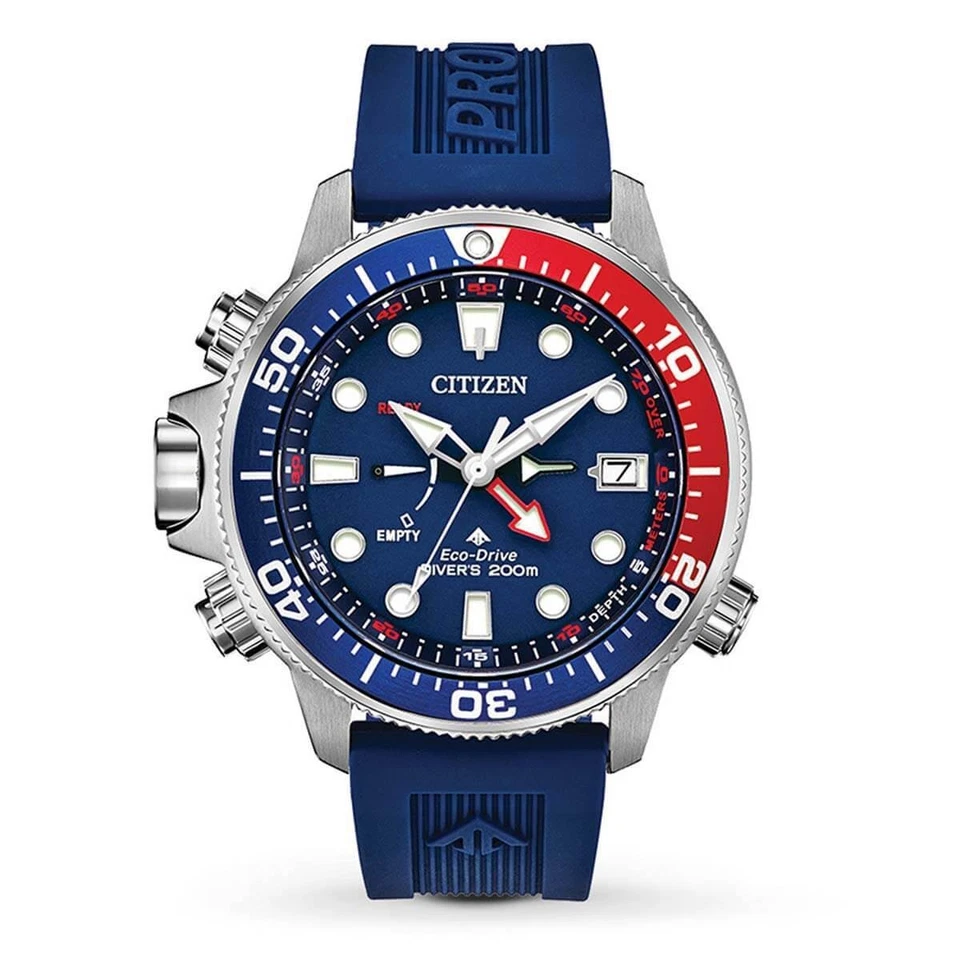 Reloj de buceo Citizen BN2038-01L Promaster Aqualand correa azul para hombre Foto 1 de 1