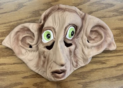 Vintage Harry Potter Halloween Mask Rubie's Dobby Vinyl Mask Kids Child 2017 - Image 1 of 4